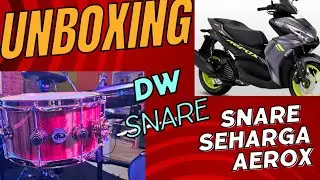 Unboxing snare DW Collector Exotic Purple Heart 14 x 6,5.
