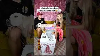 Как выглядит радуга в торнадо #шорты