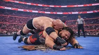 Goldberg vs Bronson Reed WWE Raw Match