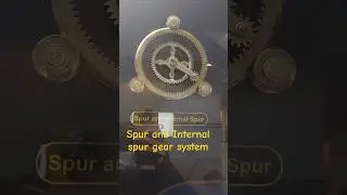 See different types of gear systems.#BITM#Birlamuseum#gearsystems#planetorygearsystem#spurgear