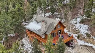 Luxury Mountain Home on 12 Acres Backing Directly to National Forest Land