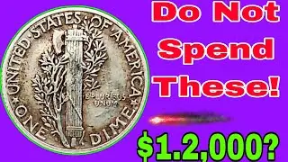 Top 3 Ultra Rare Mercury Dimes Worth A Fortune 💰 | Hidden US Coin Treasures Revealed!