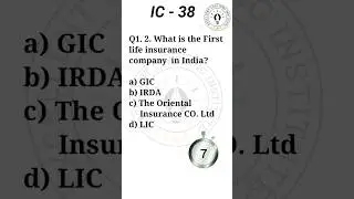 IC 38 Questions Series #shorts #agentexam #ic38exam #insuranceexam #youtubeshorts