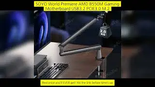 Professional Studio Low Profile Mic Arm With Extended Riser Cable Management