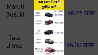 If there is life, there is the world🔥🔥 Best Safe Family Cars in Budget Segment 2025✅️ #bestsafeca...