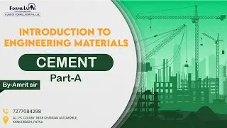 M01 L 01 &lrm;Introduction to Engineering Materials (Cement) Part-A