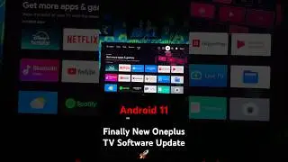 Oneplus TV Q/U series New Software update Android 11 Tv One Plus  55 Tv #oneplustv #oxygenos #shorts