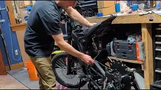 installing track and go on e-ride Moto for snow