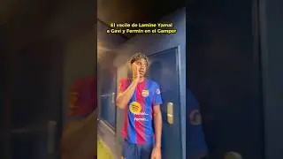 😂 El vacile de Lamine a Gavi y a Fermín 'Trujillo" #fcbarcelona #futbol #humor