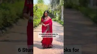 6 Stunning Saree Looks For Wedding Guest Look! #shorts #wedding