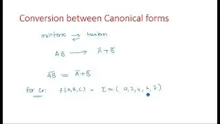 Canonical forms | Minterms & Maxterms | Conversion | STLD | Lec-32