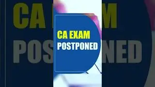 #caexampostponed #caexams #caexamupdates CA exam postponed May 2024 #icaiexamupdate
