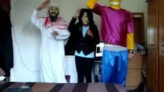 Funny celebrity mini disco dance