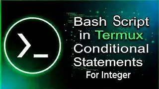 CONDITION STATEMENTS FOR INTEGER BASH SCRIPT TERMUX 