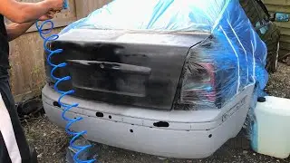 SPRAY PAINTING THE SKODA OCTAVIA VRS *FAIL!*