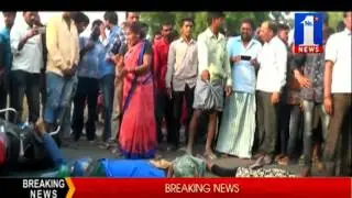 Bus Hits Bike | Massive Road Accident in Rajanna Sircilla District || No.1 News