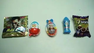 5 Combo Of Moutu Patlu Ka Anda,KinderJoy,Rocket Candy,Race 3 Khajana And Other