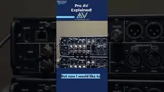 Pro AV Explained #shorts