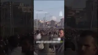 Israeli tank chases after and fires shots on displaced Palestinians in Gaza