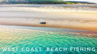 WEST COAST NZ BEACH FISHING - we almost got STUCK