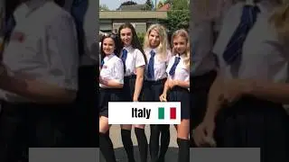 Top 5 Countries With Most Beautiful School Uniforms #short #top5