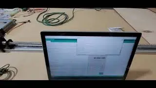 Begining step of automatic saw fence.