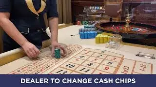 Cash chip exchange rack on roulette tables #casino #equipment #roulette #accessories #chips