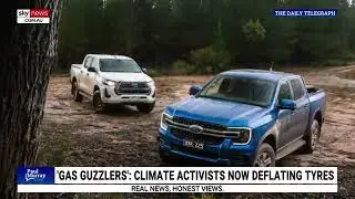 Climate Activists Use Unique Protest Tactic: Deflating Tyres to Raise Awareness
