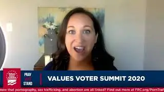 Claire speaks at the 2020 Values Voter Summit