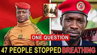 Ibrahim Traoré Challenged Bobi Wine — The Room Fell Silent After One Question