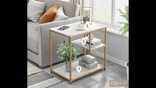 Synergy Luxury Marble Look Side Table