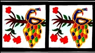 Easy Janmashtami Decoration Idea At Home/Peacock Wall Hanging/Krishna Janmashtami #Crafticle