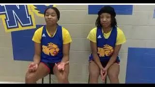 Journey Houston and Divine Bourrage/Davenport North Basketball