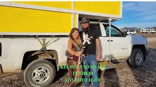 TOUR OF A UNIQUE SELF BUILT HOMEADE CAMPER - #LoveHut4Life