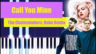 The Chainsmokers, Bebe Rexha - Call You Mine (Piano Tutorial EASY) By MUSICHELP