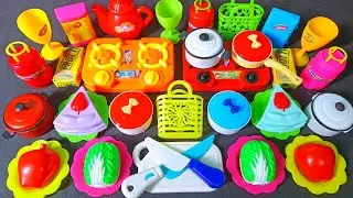 Cute Pink Kitchen Set Cooking ASMR|2:Minutes Satisfying With Unboxing Hello Kitty Cute Kitchen Toys