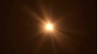 golden lens flare horizontal 007