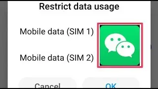 WeChat Restrict Data Usage Problem Solve || Internet Data Problem