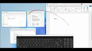 Windows shortcut: align different windows