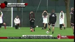 Milanello Allenamento 19-09-2014