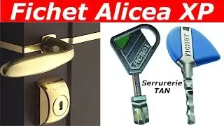 TUTO changer un cylindre fichet d'une serrure fichet Alicea XP