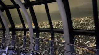 Fresh seafood bowls and a breathtaking night view from the Skytree Observation Corridor!