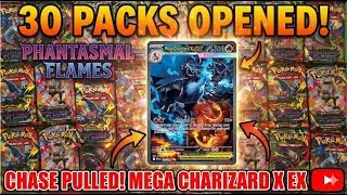 I Opened 30 PHANTASMAL FLAMES Packs and Pulled the ULTIMATE Chase Card!