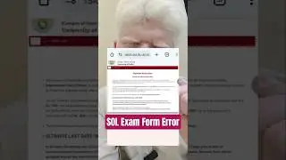 SOL EXAM CUM ADMISSION FORM BIG ERROR? WHAT' TO DO ?