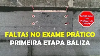 FALTAS NO EXAME PRÁTICO   BALIZA