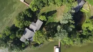 Cass Lake Minnestoa, Drone footage on Star Island.