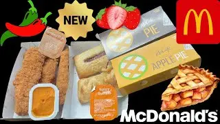 McDonald&rsquo;s McCrispy Strips and Creamy Chili Dip, Strawberry & Cr&egrave;me Pie and Apple Pie Review