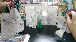 Ten Timid Ghosts on a Christmas Night by P.4 External class