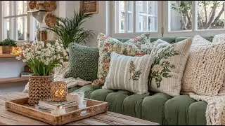 Elegant Green Rustic Romantic Cottage Decor Tour 2026 | Cozy & Timeless Vintage Shabby Chic