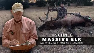 Fred King Scores Massive Bull Elk
